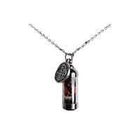 Fokayo Lilith Spell Jar Jar Amulet Collana, sigillo della collana di lilith per donne uomini, gioielli in cristallo, gioielli di mitologia pagana regalo di gioielli amuleti per uomini e donne (1Pcs)