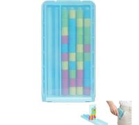 Fokayo Mini Color Stack Challenge - Rompicapo portatile da viaggio con 40 anelli colorati; sfida compatta di impilamento e ordinamento colori; un regalo divertente e perfetto (1pc)
