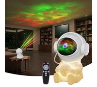 Fokky Proiettore astronauta, proiettore a LED cielo stellato con 29 effetti di luce, luce notturna con timer remoto, creativo Galaxy Projector per camera decorazione, bambini adulti regalo festa