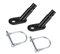 Fokroin 2 Pcs Attacco per Rimorchio Bicicletta, Gancio universale per rimorchio per bicicletta, Rimorchio per Bici per Cani, Gancio di Traino per Bici per Carico, Bambini e Cani.