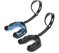 Fokroin 2 Pezzi Paradenti, Aradenti Sportivi con Cinghia, Paradenti sportivi da calcio, Paradenti Da Boxe Arti Marziali, per Tutti Gli Sport, tra Cui Rugby, MMA, Hockey, Judo Arti Marziali e Boxe