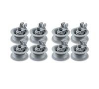 Fokroin Set di 8 Ruote per Lavastoviglie, Rotoli per Cestello per Lavastoviglie, Ruote Cestello Lavastoviglie Universale, Ruote per Cestello Superiore in Bosch, Siemens, Neff, Bekolavastoviglie