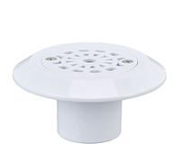 Folanda Scarico a Pavimento, Scarico per Piscina in Plastica con Griglia Antibloccaggio, Uscita Acqua per Piscina Durevole, Accessorio per Drenaggio dell'Acqua di Scarico della Piscina per Piscine