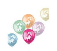 Folat 18673 13In/33cm Unicorn & Rainbows /6, Multicolour