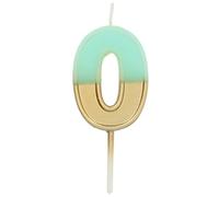 Folat 18860 Candela Retro numero 0 Azzurro, Blu