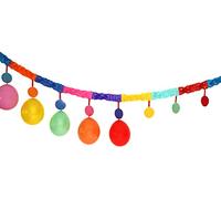 Folat 18983 Ghirlanda con appendini Color Pop - 4 metri