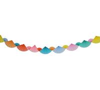 Folat 18989 Ghirlanda con ventagli Pastel - 4 metri