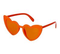 Folat 24275 Arancione Olandese Kingsday Campionato Europeo di Calcio - Occhiali - Cuore - Arancione