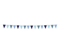 Folat 24318 carta blu Striscione di bandierine intenso-6 metri feste di matrimonio per festival, carnevale, decorazioni di compleanno, baby shower