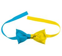 Folat 24867 Papillon Colorblock Blu/Giallo Neon per Carnevale Abbigliamento Accessori Donne e Uomini Partito Costume, Colore