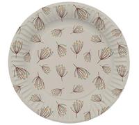 Folat 25012 Decorazioni Baby Shower - Piatti - Blooming Baby Little One - 23 cm - 8 pezzi - Decorazioni Gender Reveal