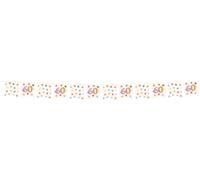 Folat 26884 Decorazione di compleanno bianca con stelle colorate - Banner bandiera - 60 - Starburst - 6 metri - Decorazione Compleanno felice e colorato per bambini e adulti