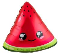 Folat 27697 Palloncini di alluminio a forma Anguria Palloncino in foil - Forma - Anguria - 60×57 cm Decorazione per feste a tema con compleanno