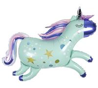 Folat 28590 Palloncino foil - Forma - Unicorno - 103 x 71 cm - Decorazione per festa di compleanno bambini, tema Unicorno - Palloncino in alluminio da riempire con elio
