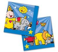 Folat 29502 Bumba Clown Napkins, Multi Color