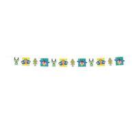 Folat 62805 compleanno bambini Striscione bandiera-Buzzing Bugs-6 metri-Decorazione di carta per Temi Feste insetto, Multicolore
