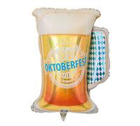 Folat 63055 - Palloncino in vetro per birra Oktoberfest, multicolore