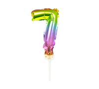 Folat 63067 - Topper per Torta con Palloncini, 7-13 cm, Multicolore, 13 cm