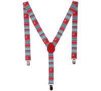 Folat 63784 Bretelle - Fairisle - Cozy Christmas colori del Natale - Accessori natalizi, Abito natalizio