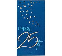 Folat 66225 Tovaglioli Elegant True Blue 25 anni 33x33cm - 10 pezzi