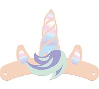 Folat 68327 Fasce Carta Unicorns & Rainbows - 6 pezzi