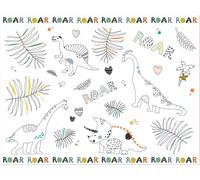 Folat 68338 Placemats Colouring Pages Dino Roars Set of 6, Multi-Colour placemat