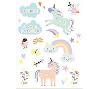 Folat 68361 Tatuaggi Unicorns & Rainbows