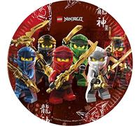 Folat 93455P Piatti FSC Lego Ninjago 23cm - 8 pezzi
