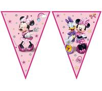 Procos- Folat 93834P Linea di Bandiera FSC Minnie Mouse-2,3 Metri, Rosa