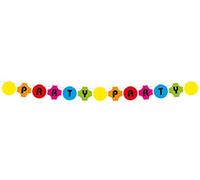 Folat- Bandiera in Carta Colorata per feste-10 m, Multicolore, 64980