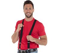 Folat Bretelle nere per adulti, Nero, 64541