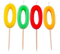 Folat - Candela numero 0 colori al neon