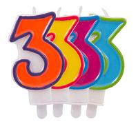 Folat - Candela Numero 3 Colorata