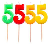Folat - Candela numero 5 colori al neon