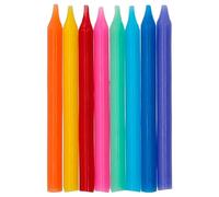 Folat Candele Color Pop-6 cm-16 pezzi-Decorazioni Torta adatto Feste di Compleanno, Anniversario, Matrimonio, Baby Shower, Multicolore, 24201