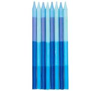 Folat Candele Shades Of Blue-10 cm-24 pezzi-Decorazioni Torta adatto Feste di Compleanno, Anniversario, Matrimonio, Baby Shower, Blu, 10 cm, 24189