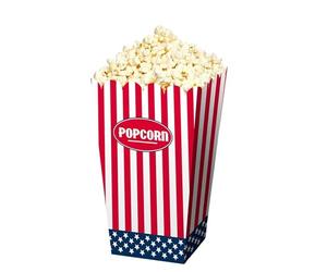 Folat Contenitori per popcorn da festa USA - 4 pezzi