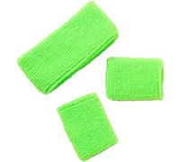 Folat Fasce per il sudore Neon Green-3 pezzi, verde, 64679