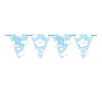 Folat - Festone A Bandierine Per Baby Shower Ragazzo - 6m