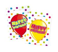 Folat Geschenk-Tütchen Bunter Geburtstagsspaß 6er Pack