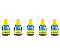 Folat - Ghirlanda di bottiglie di champagne Student Party - 6 m