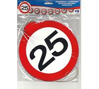 Folat - Ghirlanda di segnali stradali per il 25 ° compleanno - 12 m