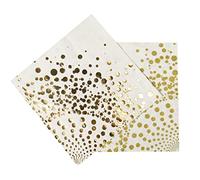 Folat - Happy Birthday Lusso Tovaglioli D'oro -33 x 33cm - 16 pezzi