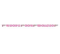Folat- Letter Banner Evviva è Una Ragazza, Rosa, 9256