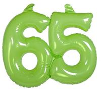 Folat - Numero Gonfiabile 65 Verde Trasparente