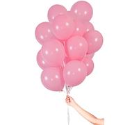 Folat - Palloncini rosa chiaro con nastro 23 cm - 30 pezzi