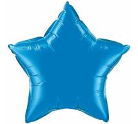 Folat - Palloncino Foil A Forma Di Stella Blu Blu Zaffiro - 51 cm