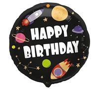 Folat - Palloncino Foil 'Happy Birthday' Razzo - 45cm