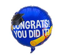 Folat - Palloncino foil passato "Congratulazioni, l'hai fatto!" - 45 cm