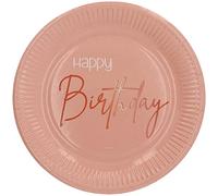 Folat - Piatti Monouso Elegant Lush Blush 23cm - 8 pezzi